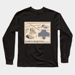 Koryu Bujutsu by Hokusai Long Sleeve T-Shirt